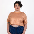 Strass Rhinestone Crop Top lifestyle image Strass Rhinestone Crop Top lifestyle image