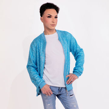 Strass Rhinestone Bomber Jacket