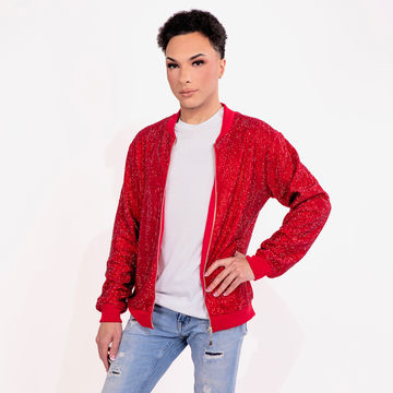 Strass&#x20;Rhinestone&#x20;Bomber&#x20;Jacket