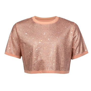 Strass&#x20;Rhinestone&#x20;Crop&#x20;Top