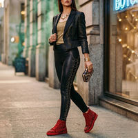 Proof that sparkle fits every style. ✨⁠ ⁠ From casual denim to chic blazers and effortless athleisure, rhinestone sneakers can elevate any outfit.⁠ ⁠ Which look is your favorite?