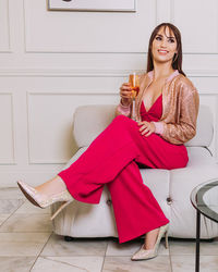 This is your sign to shine 💎⁠ Get it before it sells out.⁠ ⁠ Strass Cropped Bomber Jacket - Pink